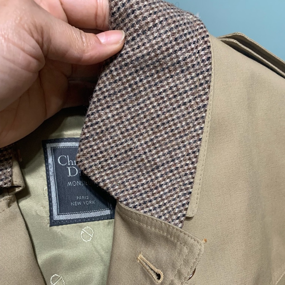 CHRISTIAN DIOR MONSIEUR Rain and Stain Repellent Coat Removable Lining - Picture 7 of 14